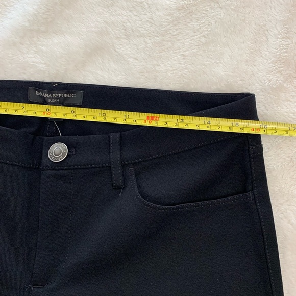 NWT BANANA REPUBLIC Sloan Fit Black stretch pants - Picture 2 of 5